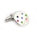 Carnival Round Cufflinks