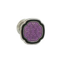 Purple French Floral Cufflinks