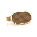Taupe Rose Gold Enamel Cufflinks