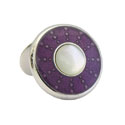 MOP Bubble Plum Cufflinks