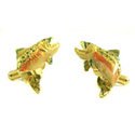 Leaping Salmon Cufflinks