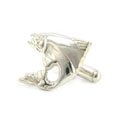 Sterling Silver Salmon Cufflinks