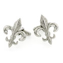 Fleur De Lis Cuff Links