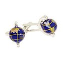 Spinning Globe Cufflinks