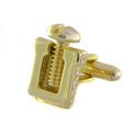 Gold Screw Cufflinks