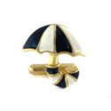 Gold Umbrella Cufflinks