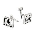 Law Book and Gavel Cufflinks