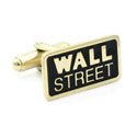 Vintage Wall Street Sign Cufflinks