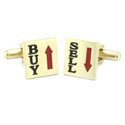 Buy & Sell Traders Cufflinks