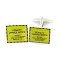 Penalty Notice Cufflinks