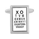 Eye Test Chart Cufflink