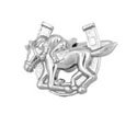 Racehorse & Horseshoe Cufflinks
