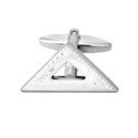 Protractor Triangle Cufflinks