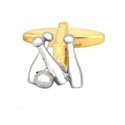 Bowling Ball & Pins Cufflinks