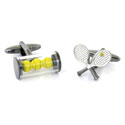 Tennis Racket and Ball Cufflinks