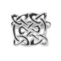 Celtic Design Silver Finish Cufflinks