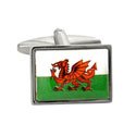 Welsh Dragon Flag Cufflink