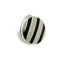 Diagonal Stripe Button Cover