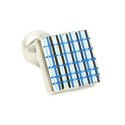 Blue Checks Cufflinks