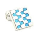 Aqua Wave Cufflinks
