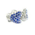 Crystal Heart Cufflinks
