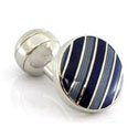 Diagonal Stripe Cufflinks