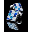 Asymmetric Harlequin Cufflinks