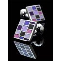 Asymmetric Harlequin Cufflinks