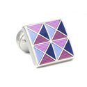 Geometric Enamel Cufflinks