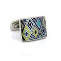 Triangle Grid Cuff Links