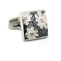 Floral Honeycomb Cufflinks