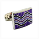 Cosmic Wave Cuff Links