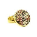 Gold Floral Vine Cufflinks