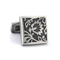 Baroque Floral Cuff Links