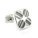Sterling Cut Through Cuff Links