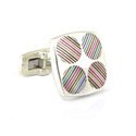 Sterling Cut Through Cuff Links