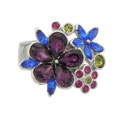 Corsage Crystal Cufflinks