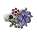 Corsage Crystal Cufflinks
