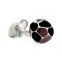 Black & Red Enamel Cufflinks