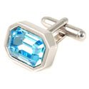 Blue Crystal Cufflinks