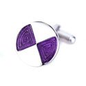 Purple Enamel Cufflinks