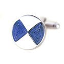 Sky Blue Enamel Cufflinks