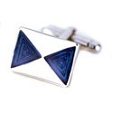 Blue Enamel Cufflinks
