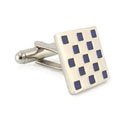 Blue Squares Cufflink