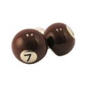 Pool Ball Number 7 Cufflinks
