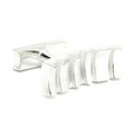 Sterling Rectangular Wave Cufflinks