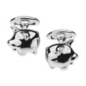 Sterling Pig Cufflinks