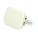 Sterling Rectangular Engravable Cufflinks
