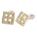 Crystal Cross Cufflinks