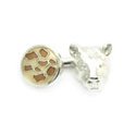 Sterling Safari Wild Cat Cufflinks